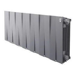 Биметаллический радиатор Royal Thermo PianoForte 300 /Silver Satin (14 секций)