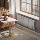Биметаллический радиатор Royal Thermo PianoForte 300 /Silver Satin (14 секций)