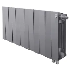 Биметаллический радиатор Royal Thermo PianoForte 300 /Silver Satin (12 секций) VDR
