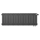 Биметаллический радиатор Royal Thermo PianoForte 300 /Noir Sable (14 секций) VDR