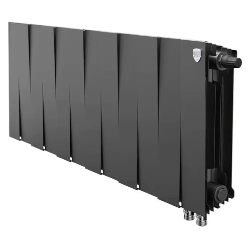 Биметаллический радиатор Royal Thermo PianoForte 300 /Noir Sable (12 секций) VDR