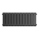Биметаллический радиатор Royal Thermo PianoForte 300 /Noir Sable (12 секций)