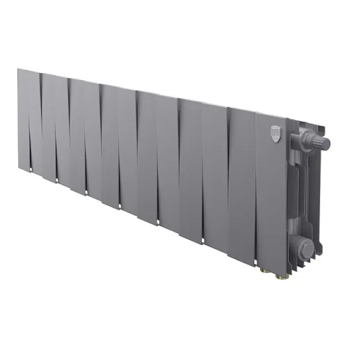 Биметаллический радиатор Royal Thermo PianoForte 200 Серебристый VR80 (14 секций)