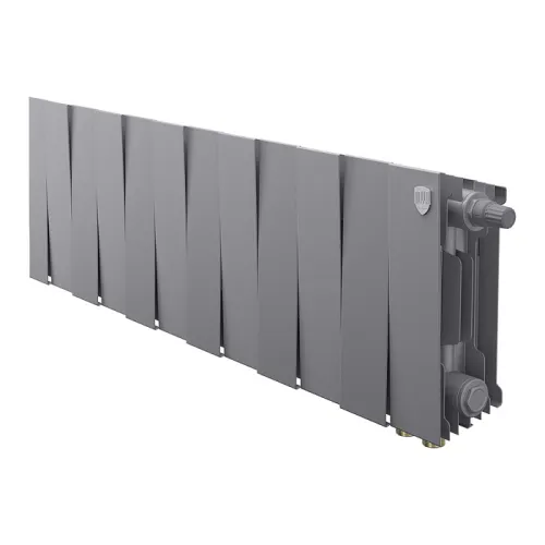 Биметаллический радиатор Royal Thermo PianoForte 200 Серебристый VR80 (12 секций)