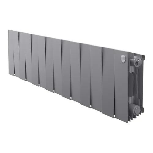 Биметаллический радиатор Royal Thermo PianoForte 200 Серебристый (14 секций)