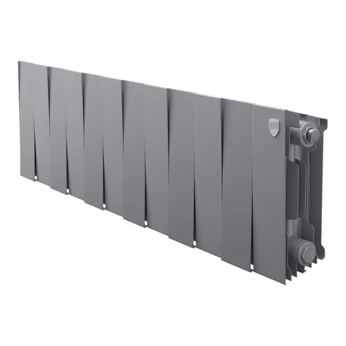 Биметаллический радиатор Royal Thermo PianoForte 200 Серебристый (12 секций)