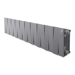Биметаллический радиатор Royal Thermo PianoForte 200 /Silver Satin (20 секций)