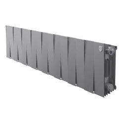 Биметаллический радиатор Royal Thermo PianoForte 200 /Silver Satin (16 секций)