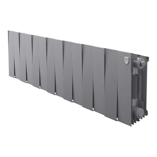 Биметаллический радиатор Royal Thermo PianoForte 200 /Silver Satin (14 секций)