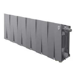 Биметаллический радиатор Royal Thermo PianoForte 200 /Silver Satin (12 секций) VDR