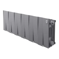 Биметаллический радиатор Royal Thermo PianoForte 200 /Silver Satin (12 секций)