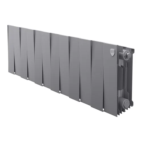Биметаллический радиатор Royal Thermo PianoForte 200 /Silver Satin (12 секций)