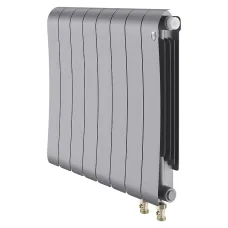 Биметаллический радиатор Royal Thermo Infinity 500 Silver Satin VR80 (8 секций)