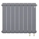 Биметаллический радиатор Royal Thermo Infinity 500 Silver Satin VR80 (8 секций)