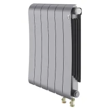 Биметаллический радиатор Royal Thermo Infinity 500 Silver Satin VR80 (6 секций)