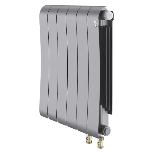 Биметаллический радиатор Royal Thermo Infinity 500 Silver Satin VR80 (6 секций)