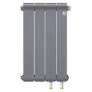 Биметаллический радиатор Royal Thermo Infinity 500 Silver Satin VR80 (4 секции)