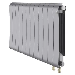 Биметаллический радиатор Royal Thermo Infinity 500 Silver Satin VR80 (12 секций)