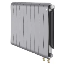 Биметаллический радиатор Royal Thermo Infinity 500 Silver Satin VR80 (10 секций)