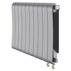 Биметаллический радиатор Royal Thermo Infinity 500 Silver Satin VR80 (10 секций)