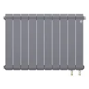 Биметаллический радиатор Royal Thermo Infinity 500 Silver Satin VR80 (10 секций)