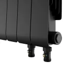 Биметаллический радиатор Royal Thermo Infinity 500 Noir Sable VR80 (4 секции)