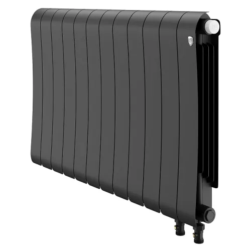 Биметаллический радиатор Royal Thermo Infinity 500 Noir Sable VR80 (12 секций)