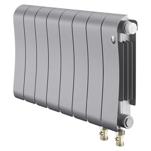 Биметаллический радиатор Royal Thermo Infinity 300 Silver Satin VR80 (8 секций)