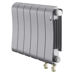 Биметаллический радиатор Royal Thermo Infinity 300 Silver Satin VR80 (6 секций)