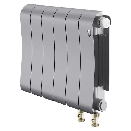 Биметаллический радиатор Royal Thermo Infinity 300 Silver Satin VR80 (6 секций)
