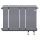 Биметаллический радиатор Royal Thermo Infinity 300 Silver Satin VR80 (6 секций)