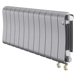 Биметаллический радиатор Royal Thermo Infinity 300 Silver Satin VR80 (12 секций)