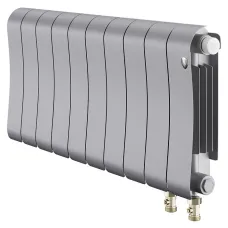 Биметаллический радиатор Royal Thermo Infinity 300 Silver Satin VR80 (10 секций)