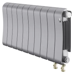 Биметаллический радиатор Royal Thermo Infinity 300 Silver Satin VR80 (10 секций)