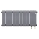 Биметаллический радиатор Royal Thermo Infinity 300 Silver Satin VR80 (10 секций)