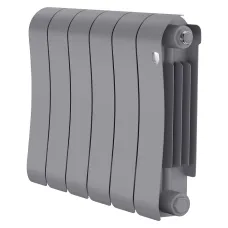 Биметаллический радиатор Royal Thermo Infinity 300 Silver Satin (6 секций)