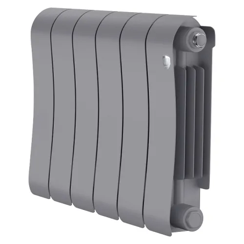 Биметаллический радиатор Royal Thermo Infinity 300 Silver Satin (6 секций)