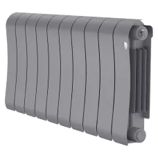 Биметаллический радиатор Royal Thermo Infinity 300 Silver Satin (10 секций)