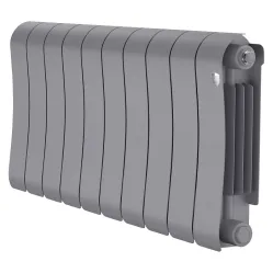 Биметаллический радиатор Royal Thermo Infinity 300 Silver Satin (10 секций)