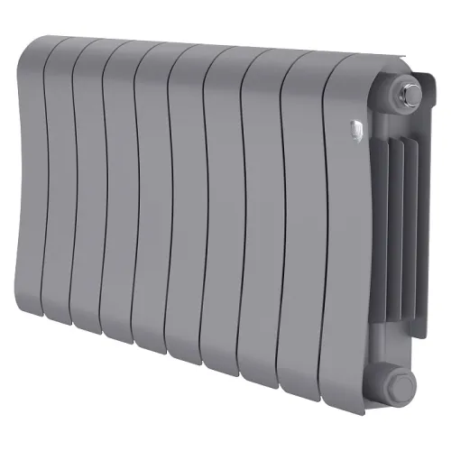 Биметаллический радиатор Royal Thermo Infinity 300 Silver Satin (10 секций)