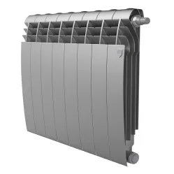 Биметаллический радиатор Royal Thermo BiLiner 500 Silver Satin VR80 (8 секций)