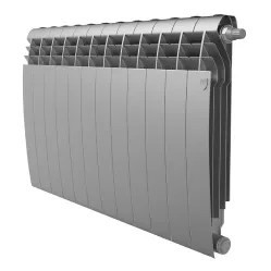 Биметаллический радиатор Royal Thermo BiLiner 500 Silver Satin VR80 (12 секций)