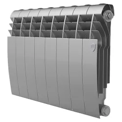 Биметаллический радиатор Royal Thermo BiLiner 350 /Silver Satin (8 секций)