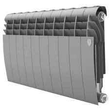Биметаллический радиатор Royal Thermo BiLiner 350 /Silver Satin (10 секций)