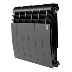 Биметаллический радиатор Royal Thermo BILINER B 350 Чёрный (6 секций)