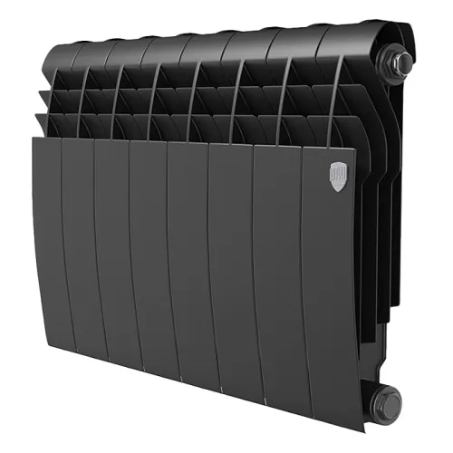 Биметаллический радиатор Royal Thermo BILINER B 350 Чёрный (10 секций)