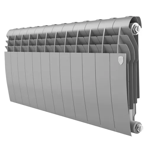 Биметаллический радиатор Royal Thermo BILINER B 350 Серебристый (12 секций)