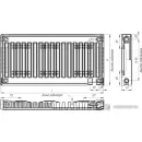 Стальной панельный радиатор Лидея ЛК 11-504 тип 11 500x400