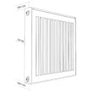 Стальной панельный радиатор Royal Thermo Compact C11-500-900 RAL9016
